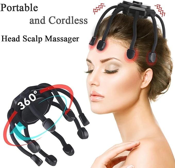 360° Bliss: Experience Relaxation with Our Ultra Head Massager