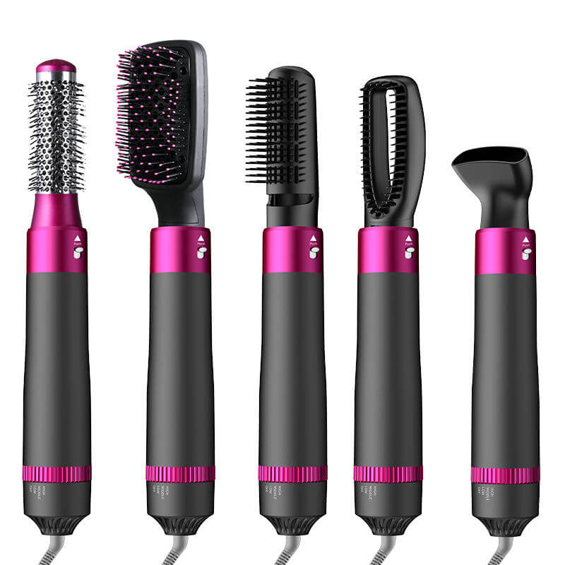 Ionic Technology Hot Air Brush: Dry, Style, and Add Volume (5-in-1)